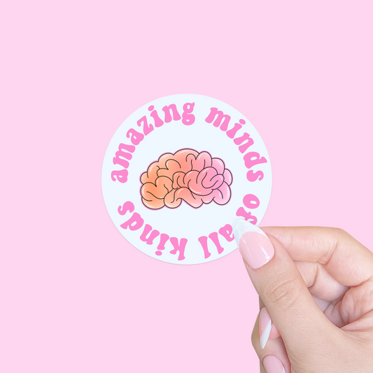 Amazing Minds of All Kinds Sticker