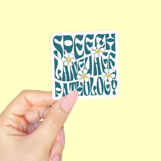 Speech Groovy Daisy Sticker