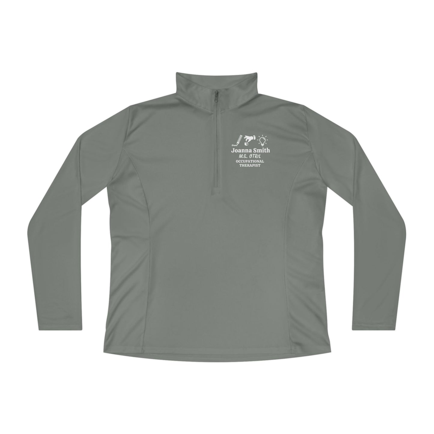 Personalized OT Women's Quarter-Zip Pullover