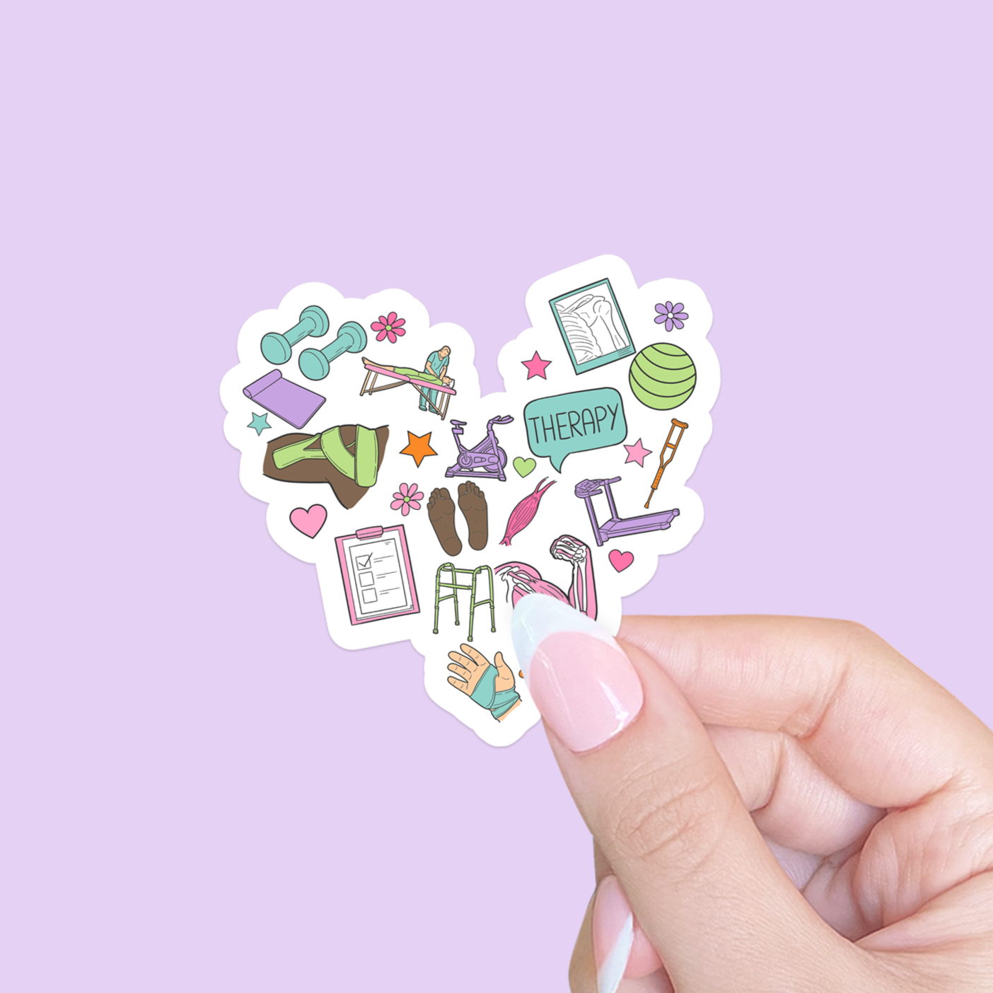 Physical Therapy Essentials Sticker