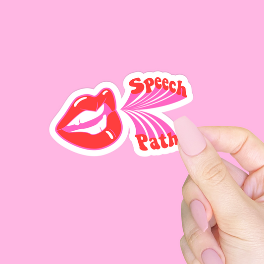 Speech Path Mouth Sticker