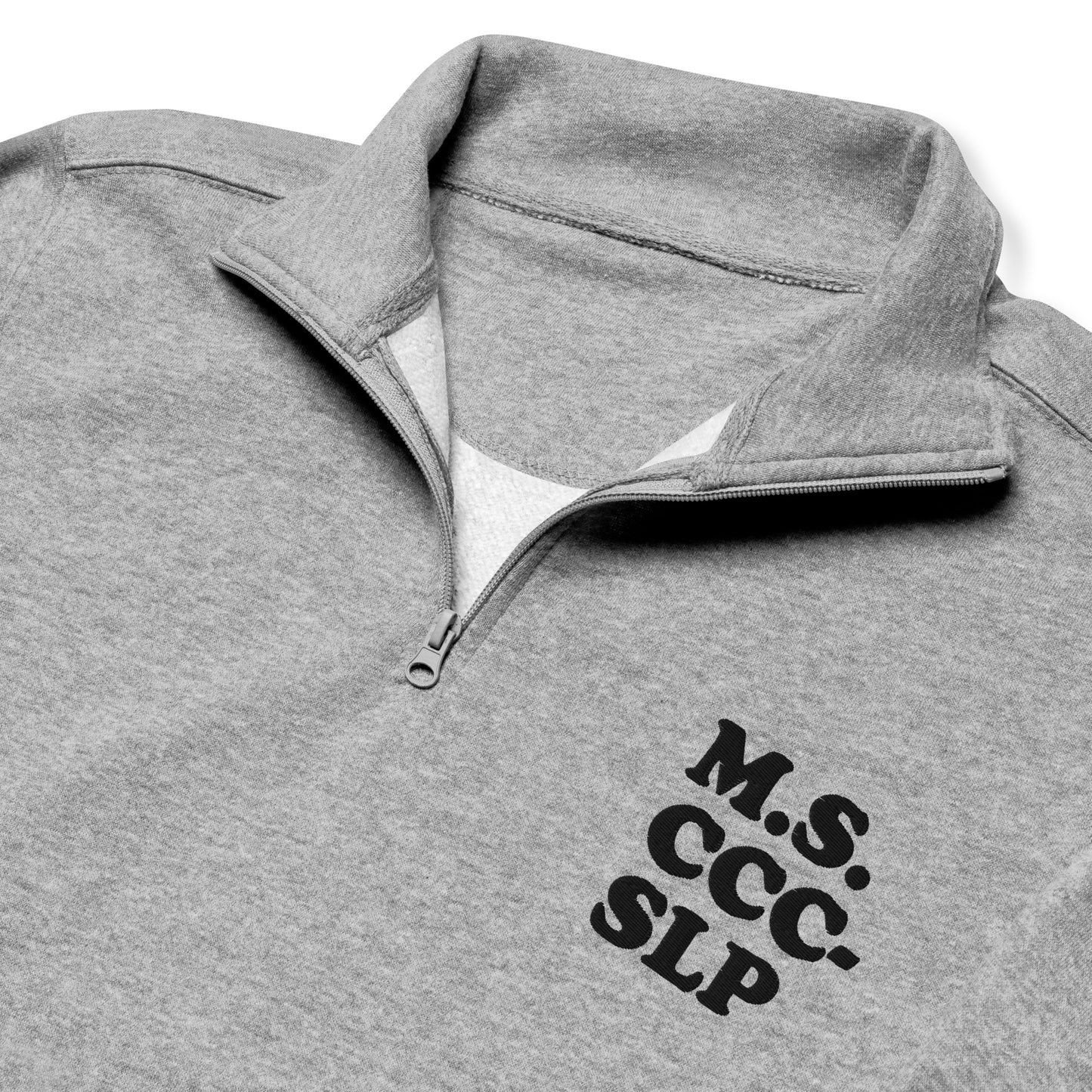 Custom Credentials Embroidered Quarter Zip Sweatshirt