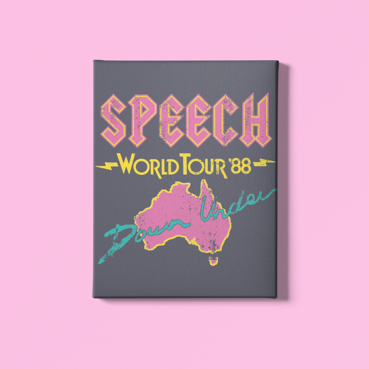 Speech World Tour Digital Print