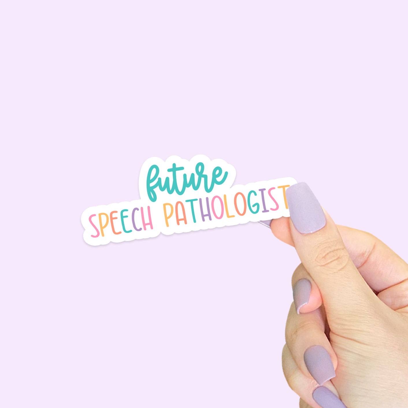 Future Speech Pathologist Sticker