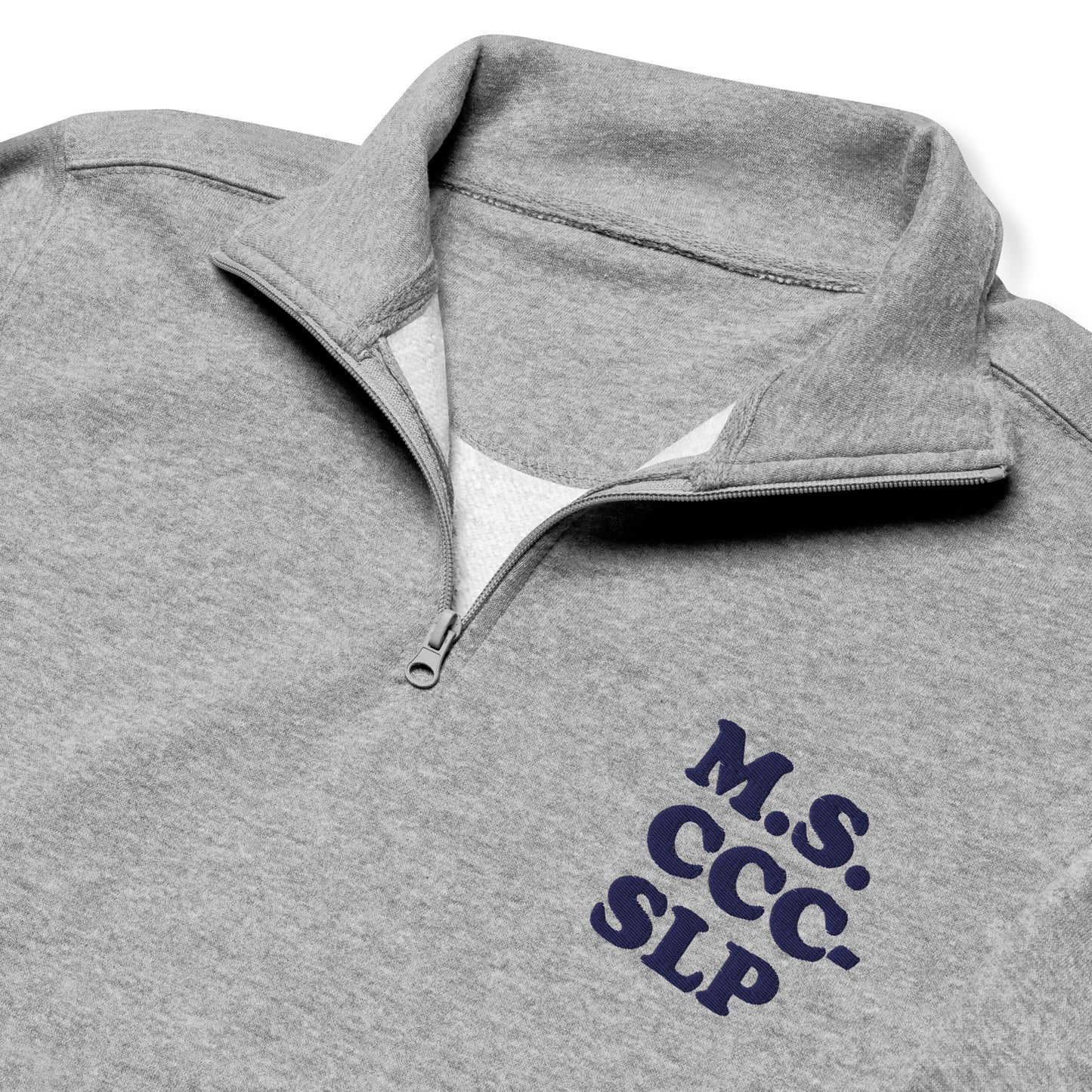 Custom Credentials Embroidered Quarter Zip Sweatshirt