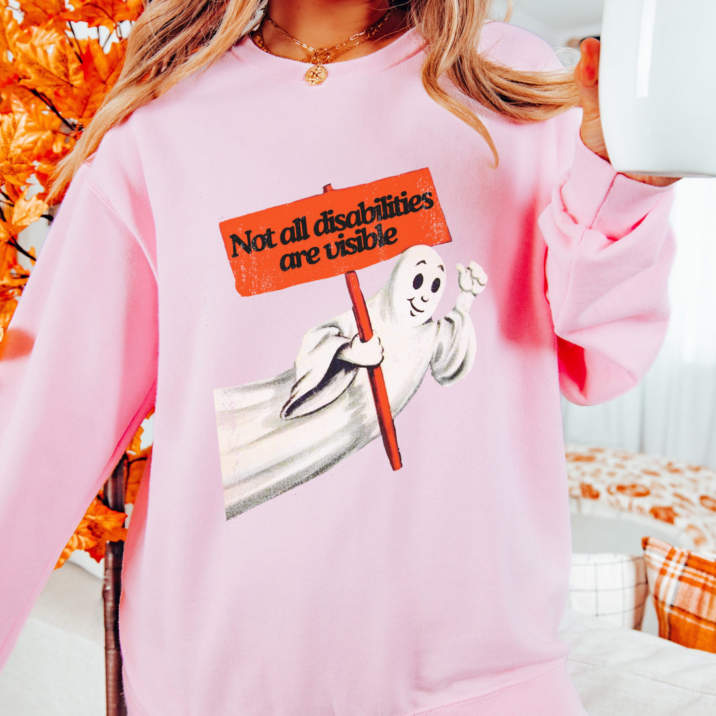 Not All Disabilities Are Visible Crewneck Sweatshirt