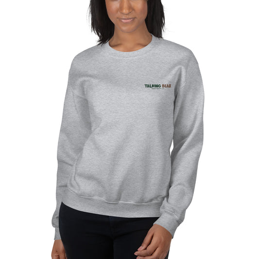 Custom Embroidered Logo Crewneck Sweatshirt | Left Chest Embroidery