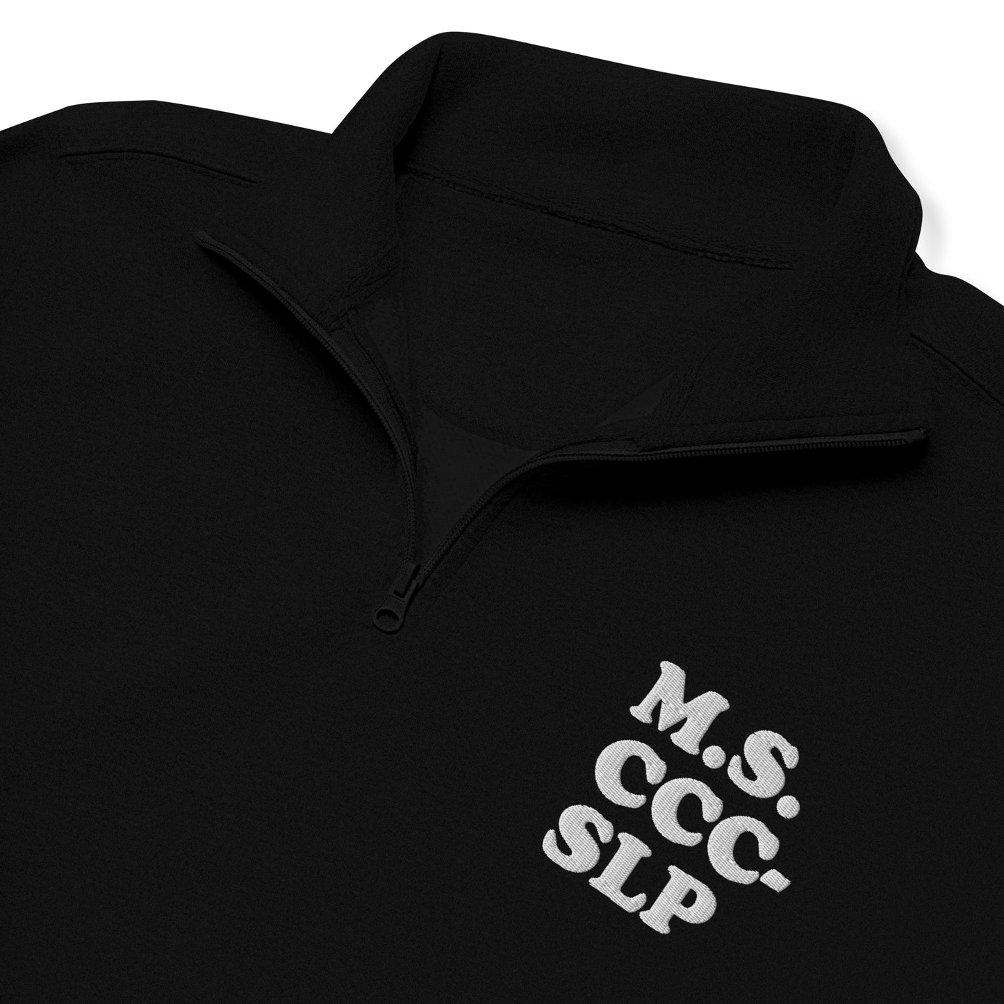 Custom Credentials Embroidered Quarter Zip Sweatshirt