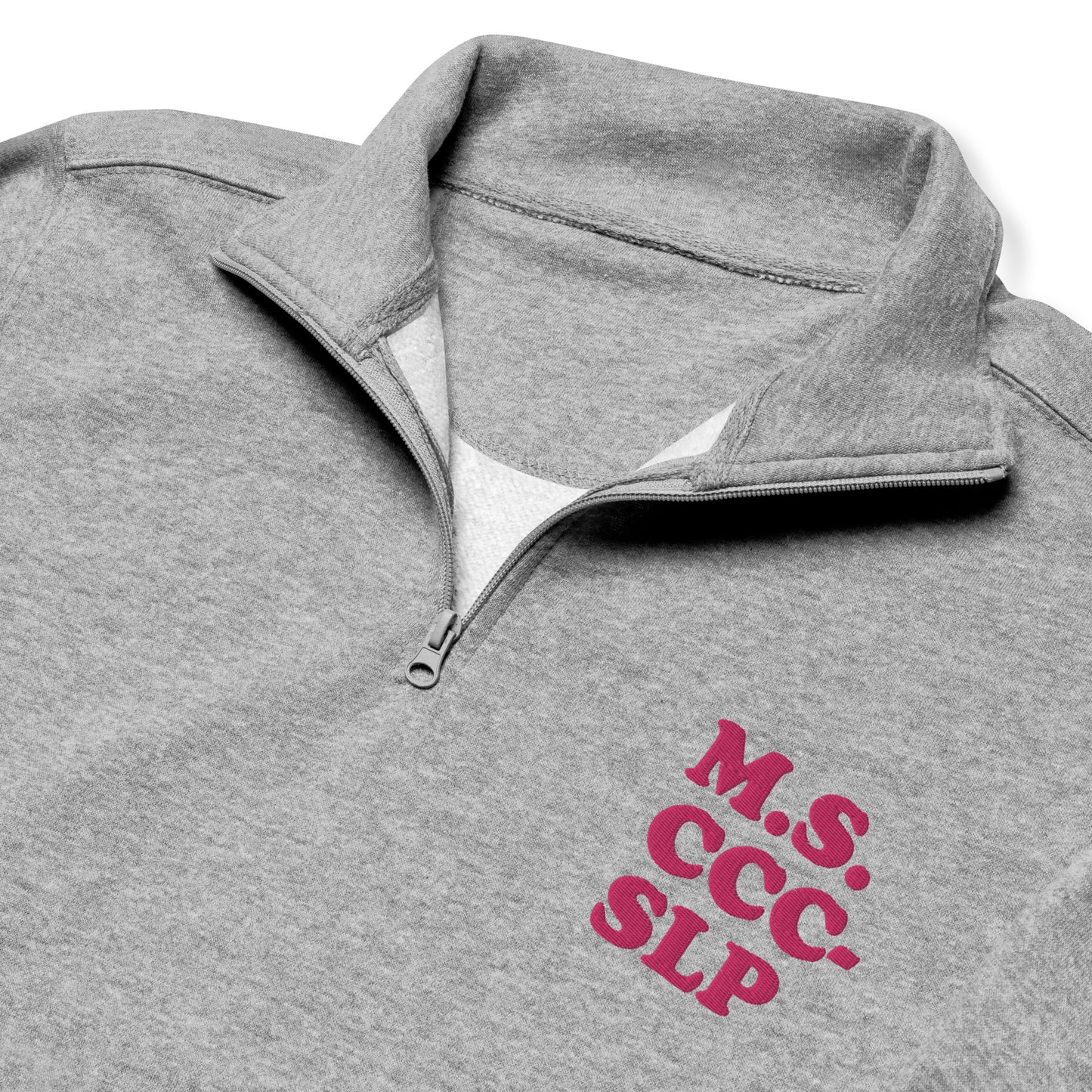 Custom Credentials Embroidered Quarter Zip Sweatshirt