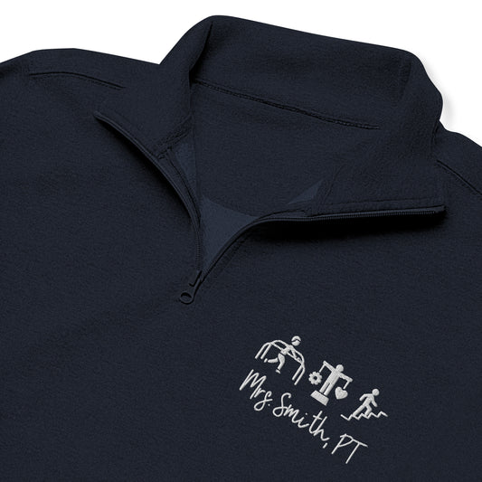 Personalized Embroidered PT Quarter Zip Sweatshirt