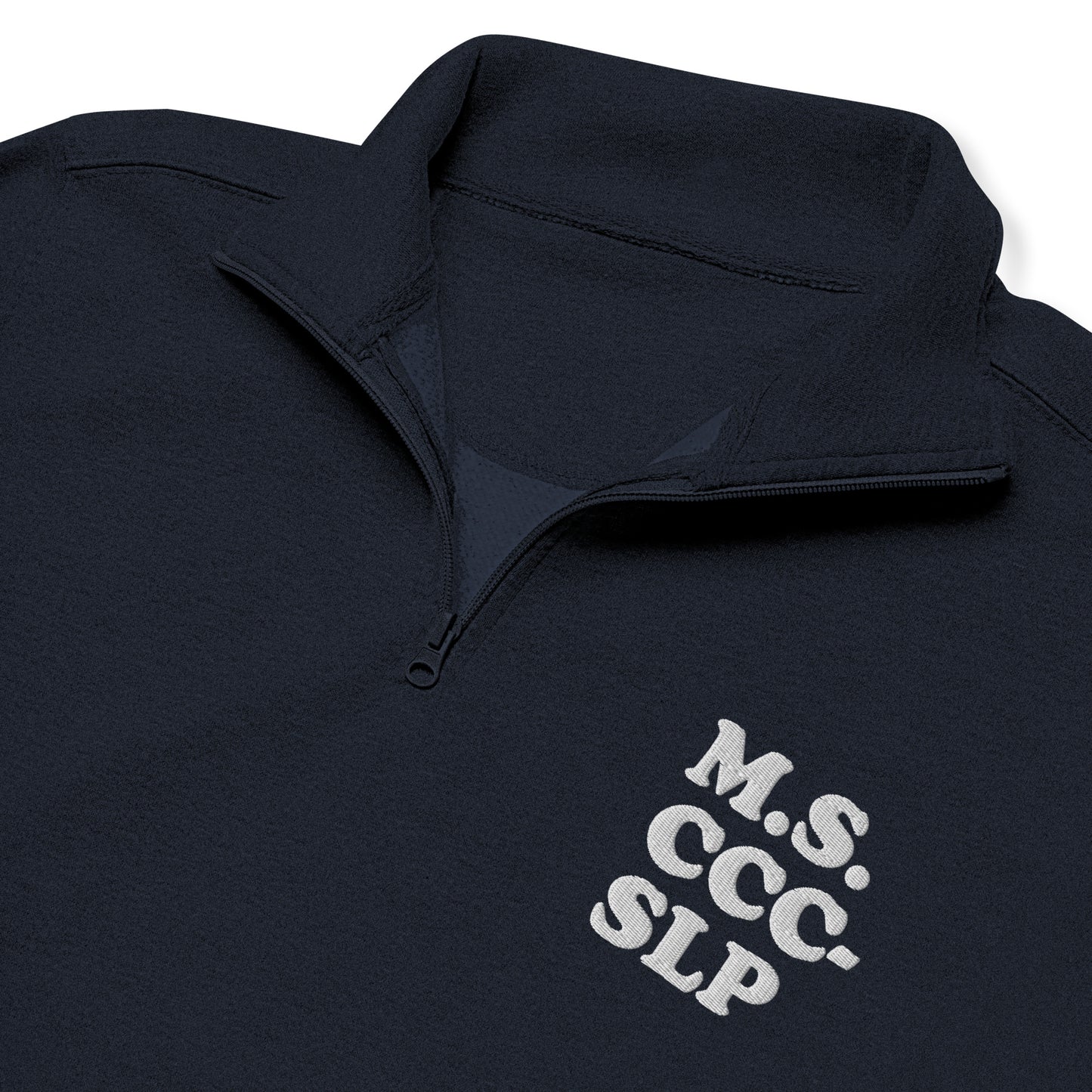 Custom Credentials Embroidered Quarter Zip Sweatshirt