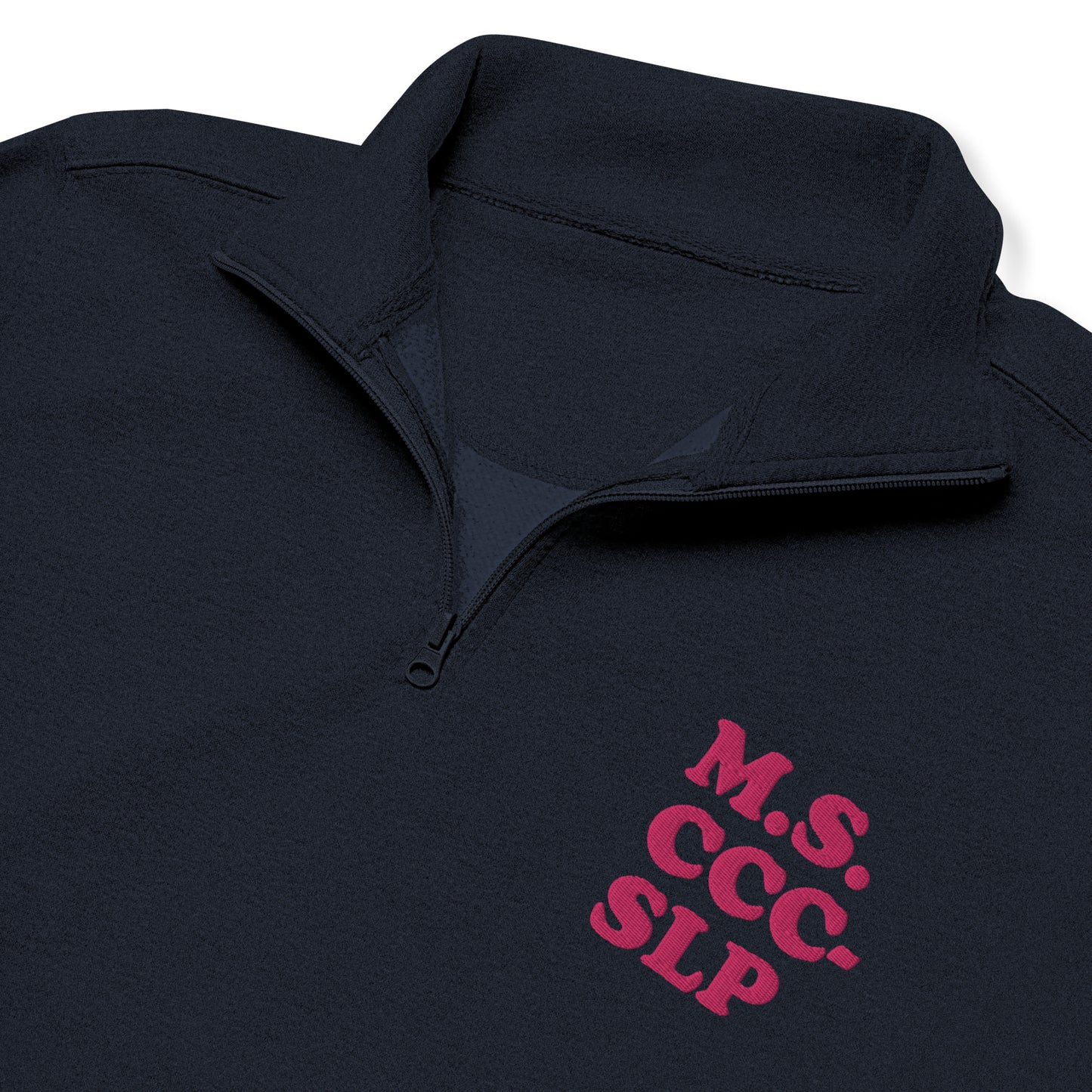 Custom Credentials Embroidered Quarter Zip Sweatshirt
