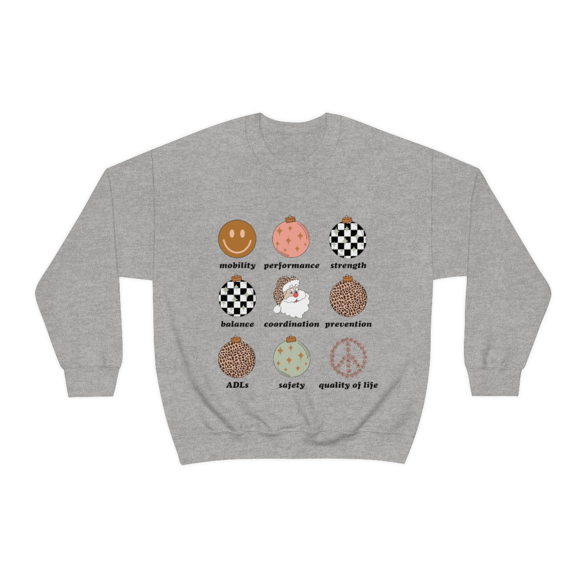 Retro Holiday PT Scope of Practice Crewneck Sweatshirt