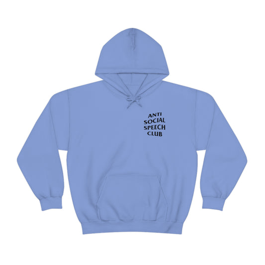 Antisocial Speech Club Hoodie | Front and Back Print
