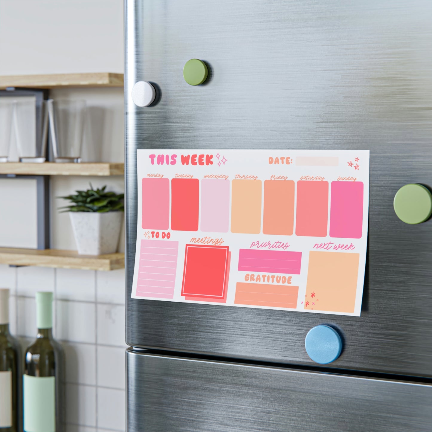 This Week Post-it® Note Pad 10 x 6
