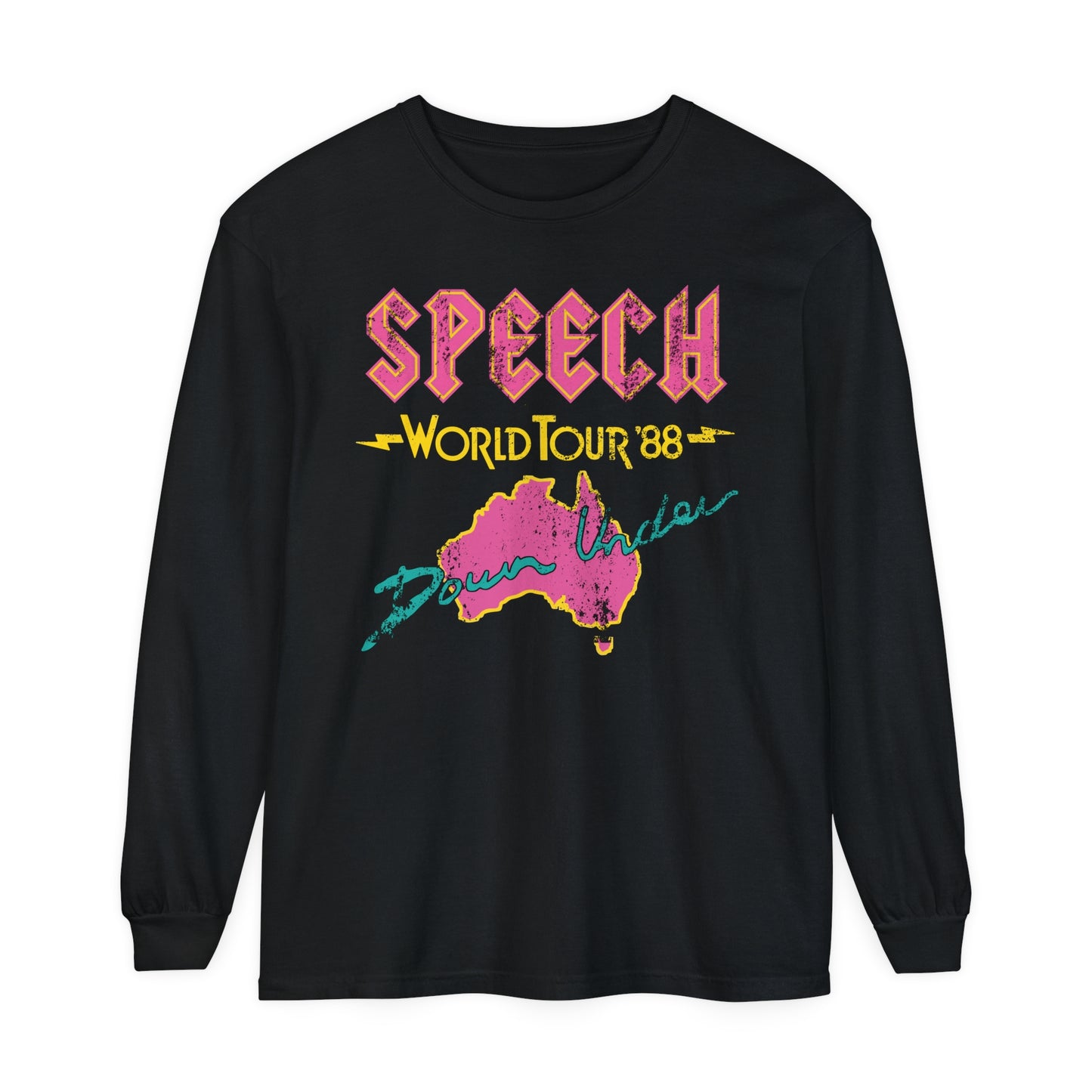 Speech World Tour Long Sleeve Comfort Colors T-Shirt