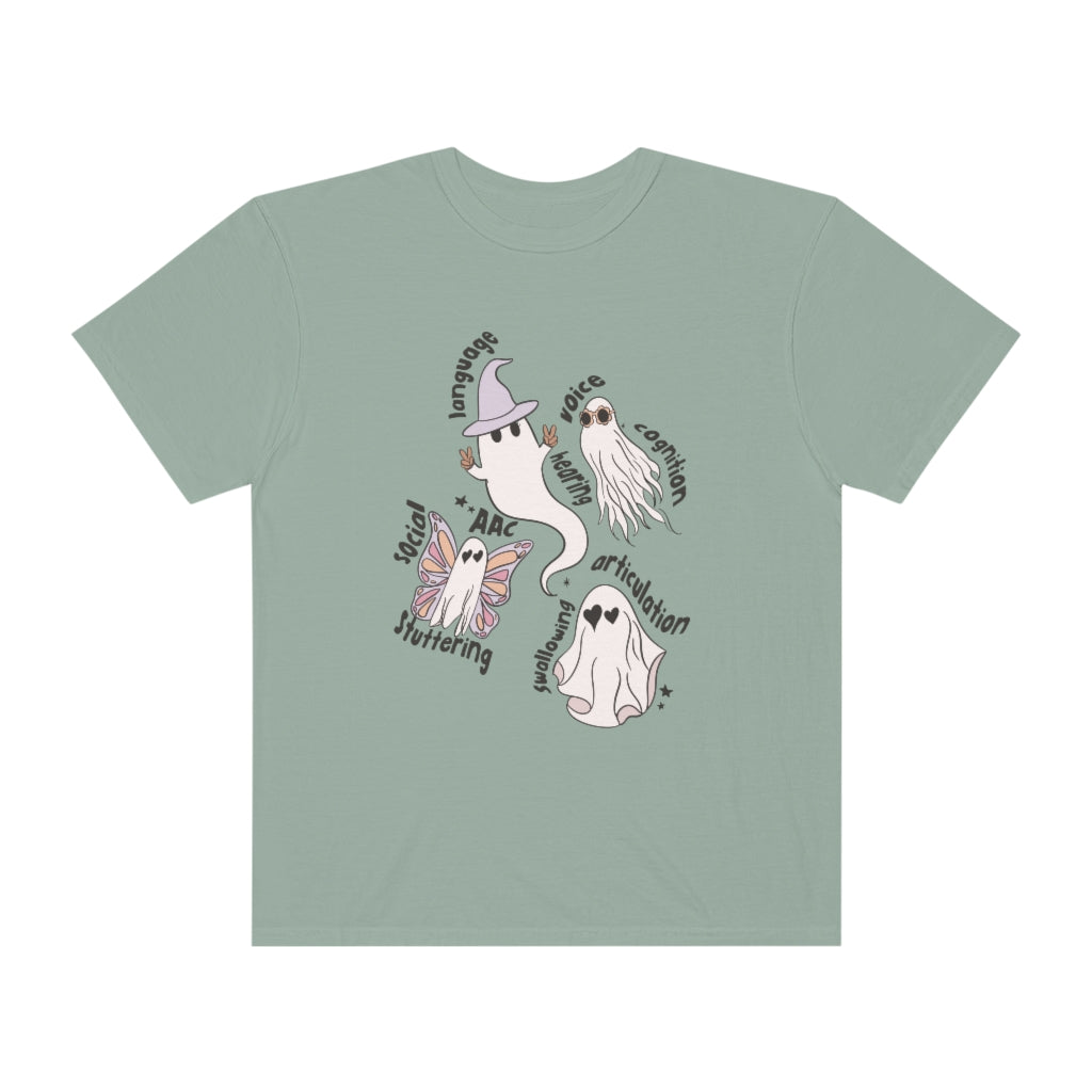 Ghost Friends Speech Scope Comfort Colors T-Shirt