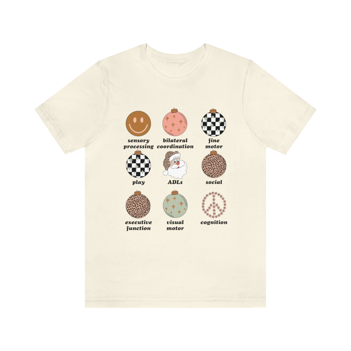 Retro Holiday OT Scope of Practice Jersey T-Shirt