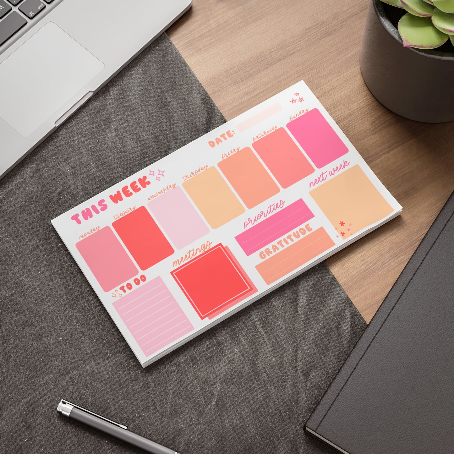This Week Post-it® Note Pad 10 x 6