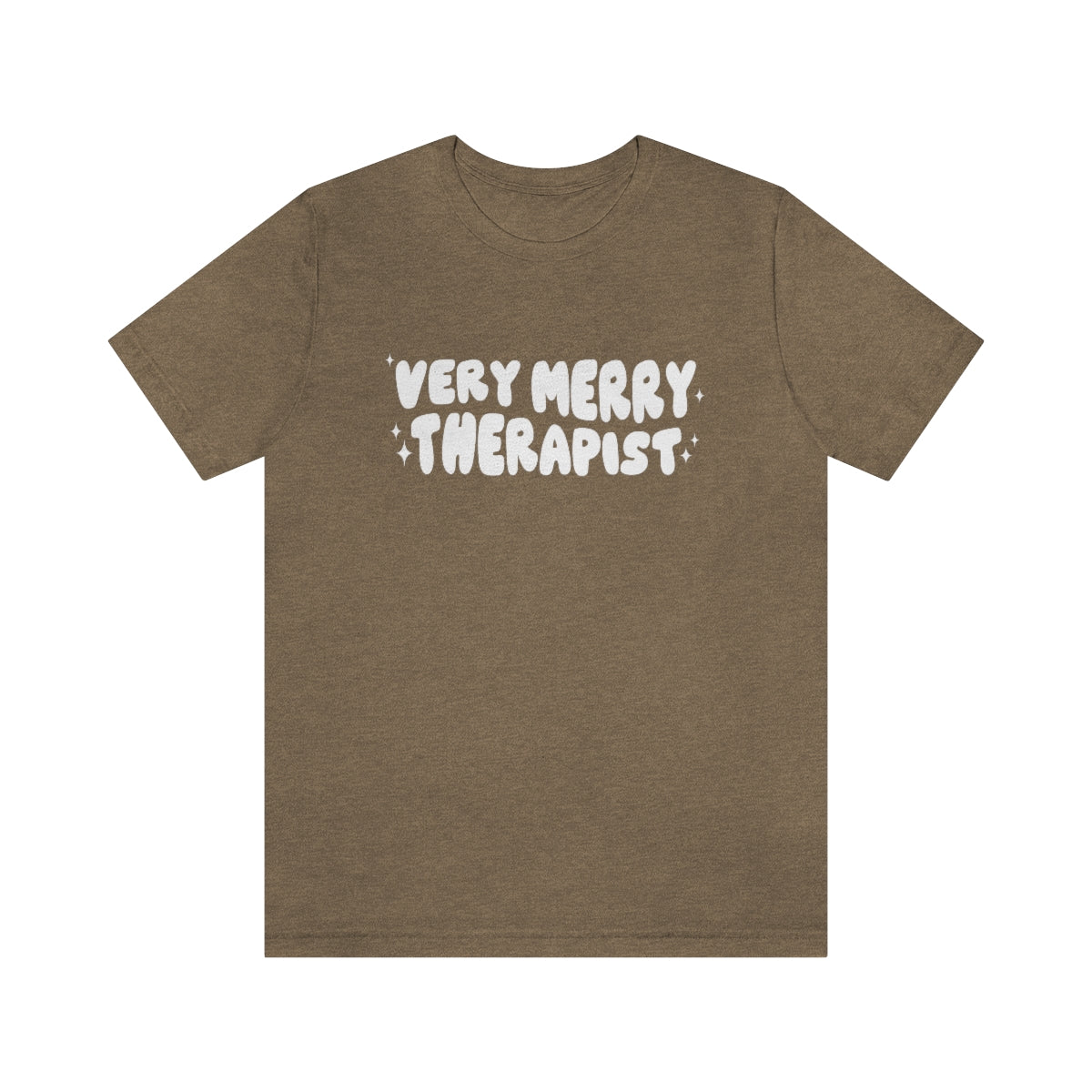 Very Merry Therapist Jersey T-Shirt