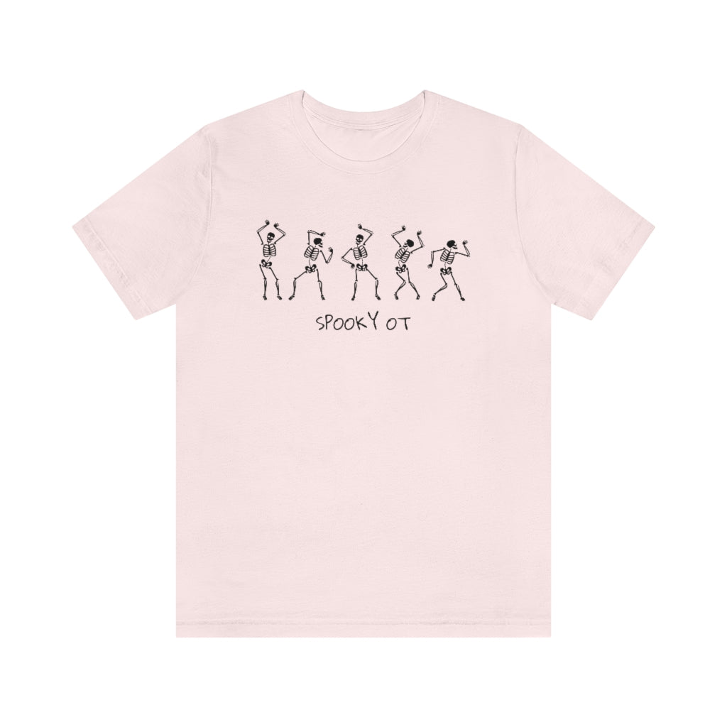 Spooky OT Skeleton Jersey T-Shirt