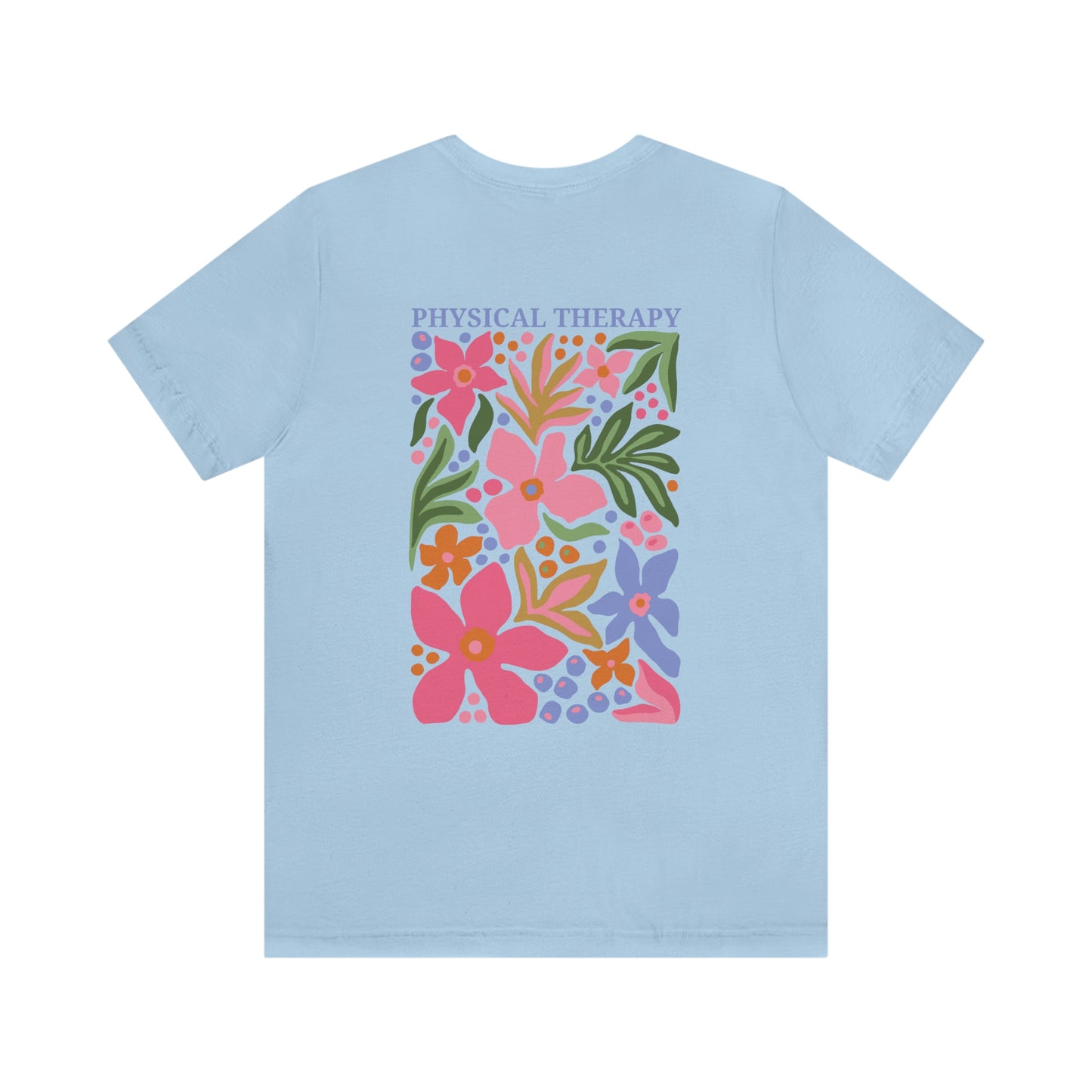 Physical Therapy Jersey T-Shirt | Front and Back Print
