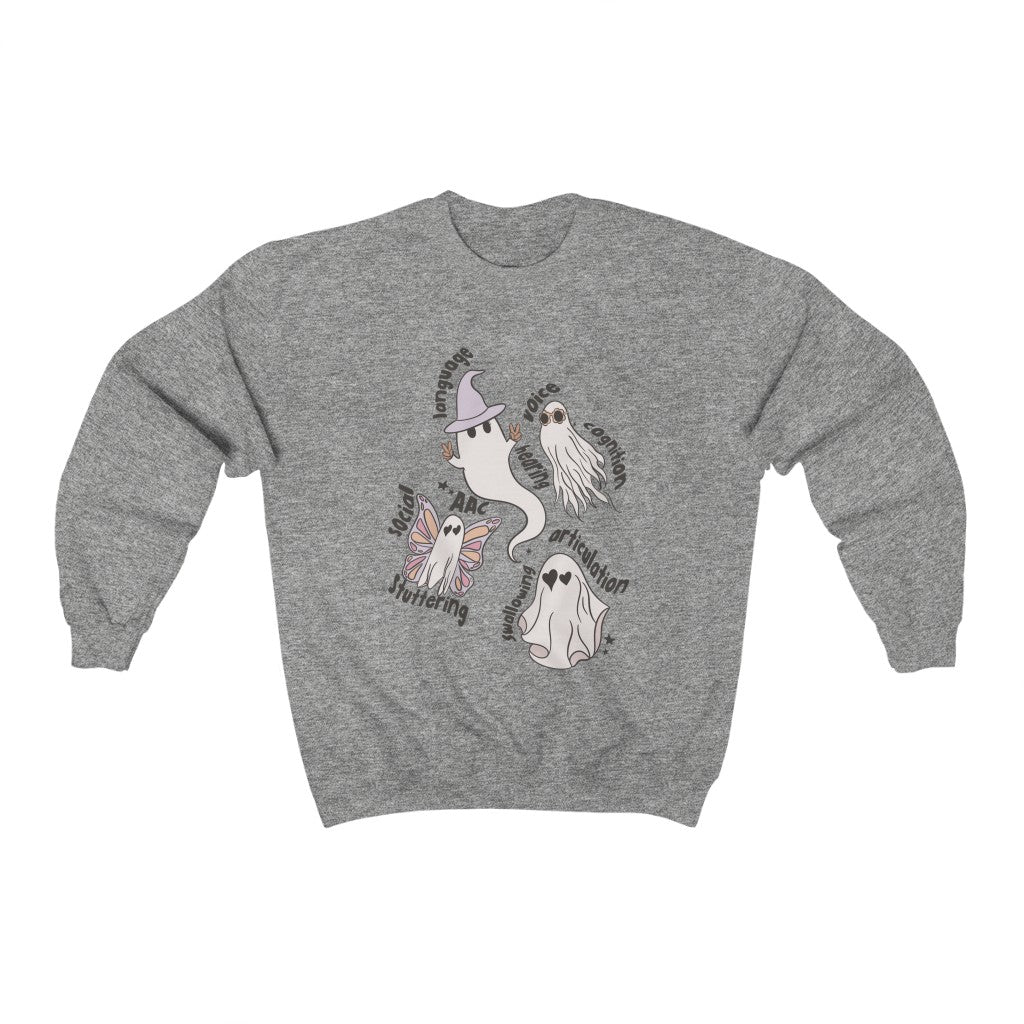 Ghost Friends Speech Scope Crewneck Sweatshirt
