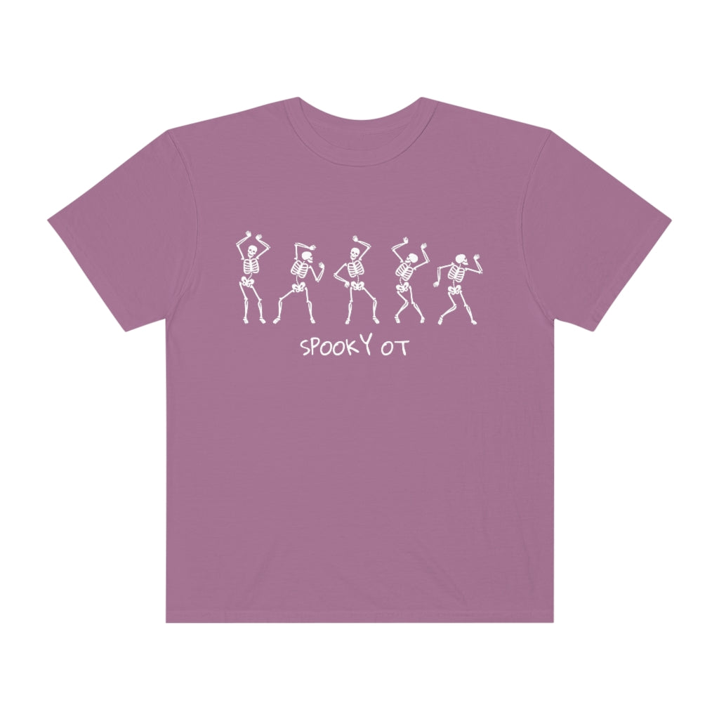 Spooky OT Skeletons Comfort Colors T-Shirt