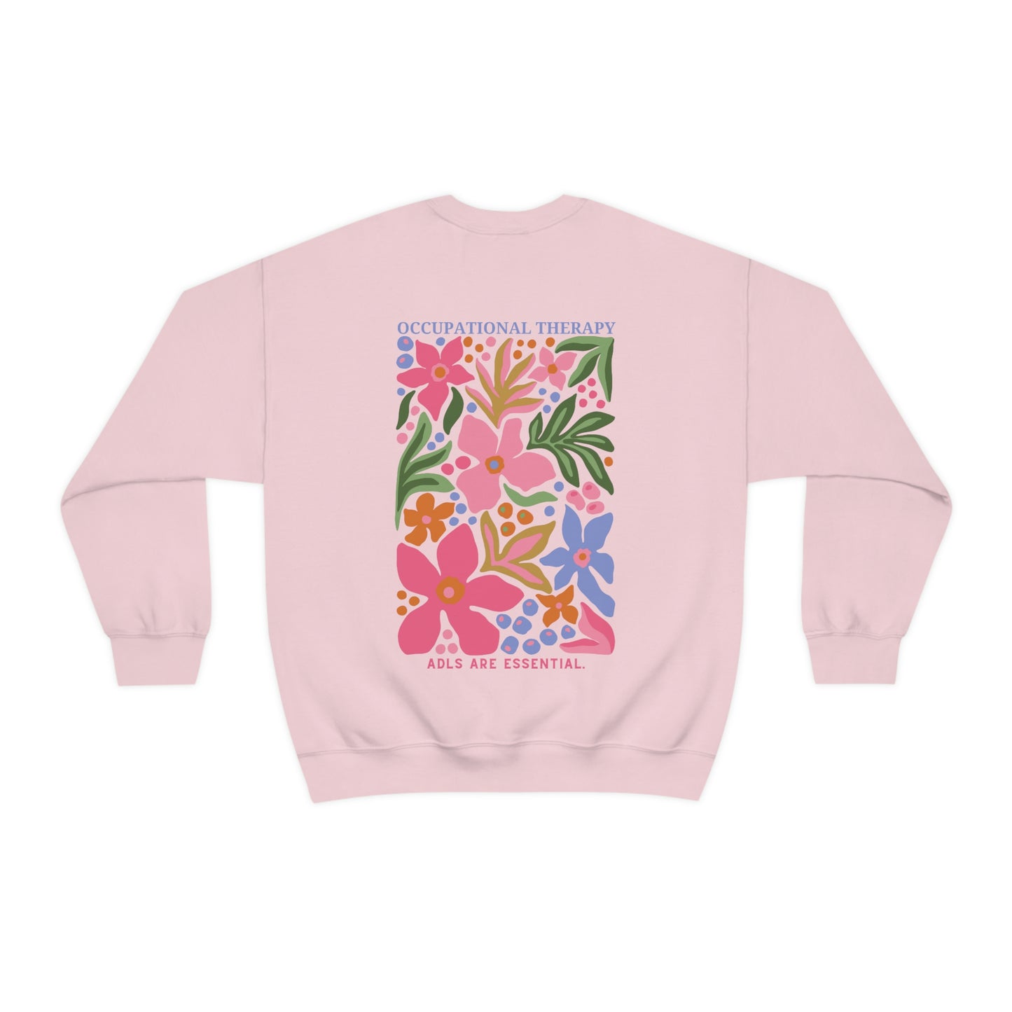 Occupational Therapy Crewneck Sweatshirt | Front and Back Print