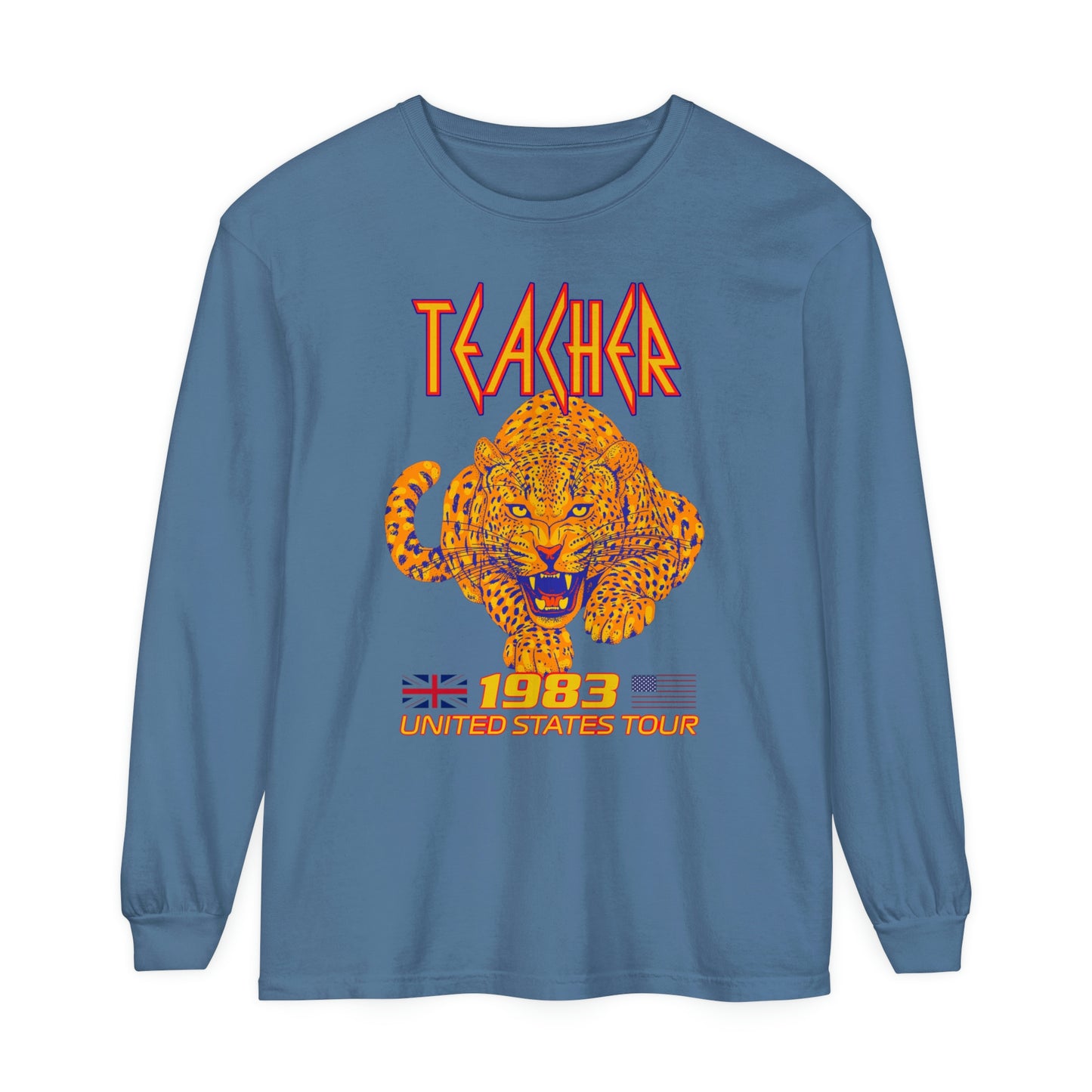 Def Teacher Band Inspired Long Sleeve Comfort Colors T-Shirt