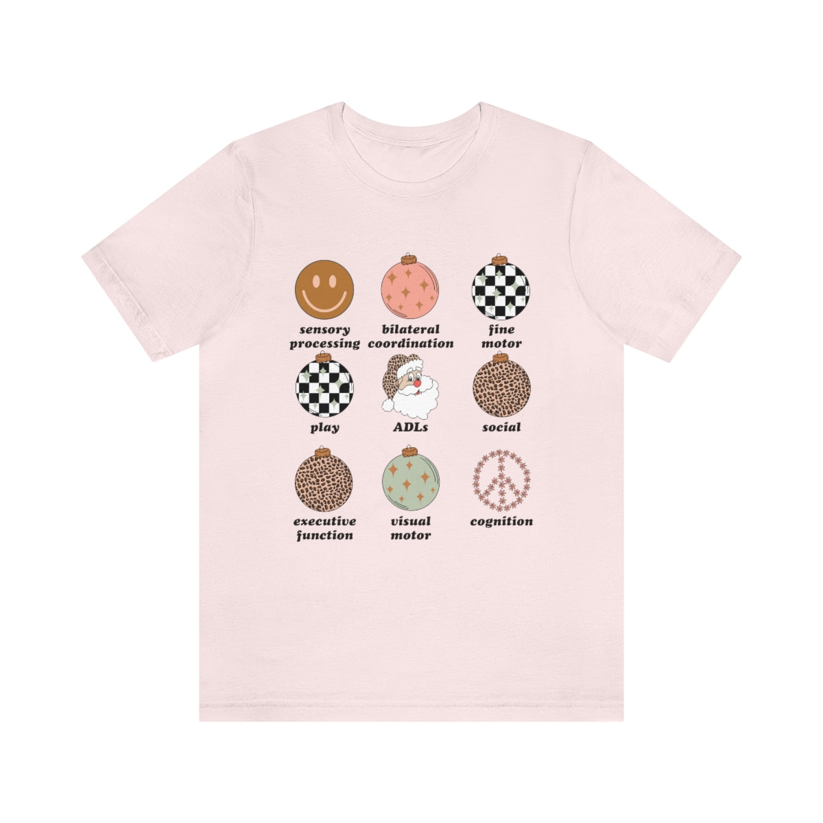 Retro Holiday OT Scope of Practice Jersey T-Shirt