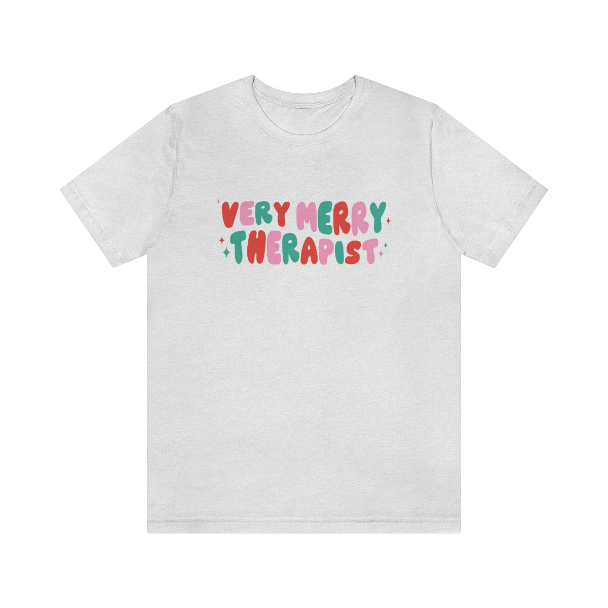 Very Merry Therapist Jersey T-Shirt