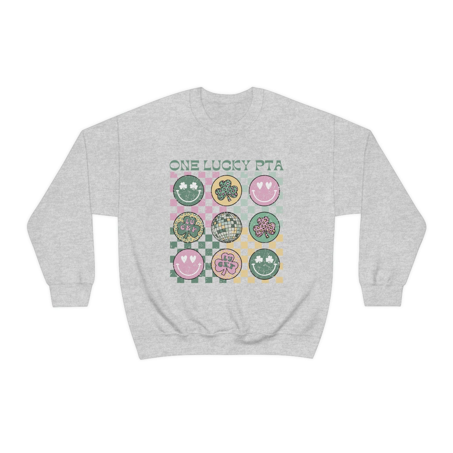 One Lucky PTA Distressed Crewneck Sweatshirt