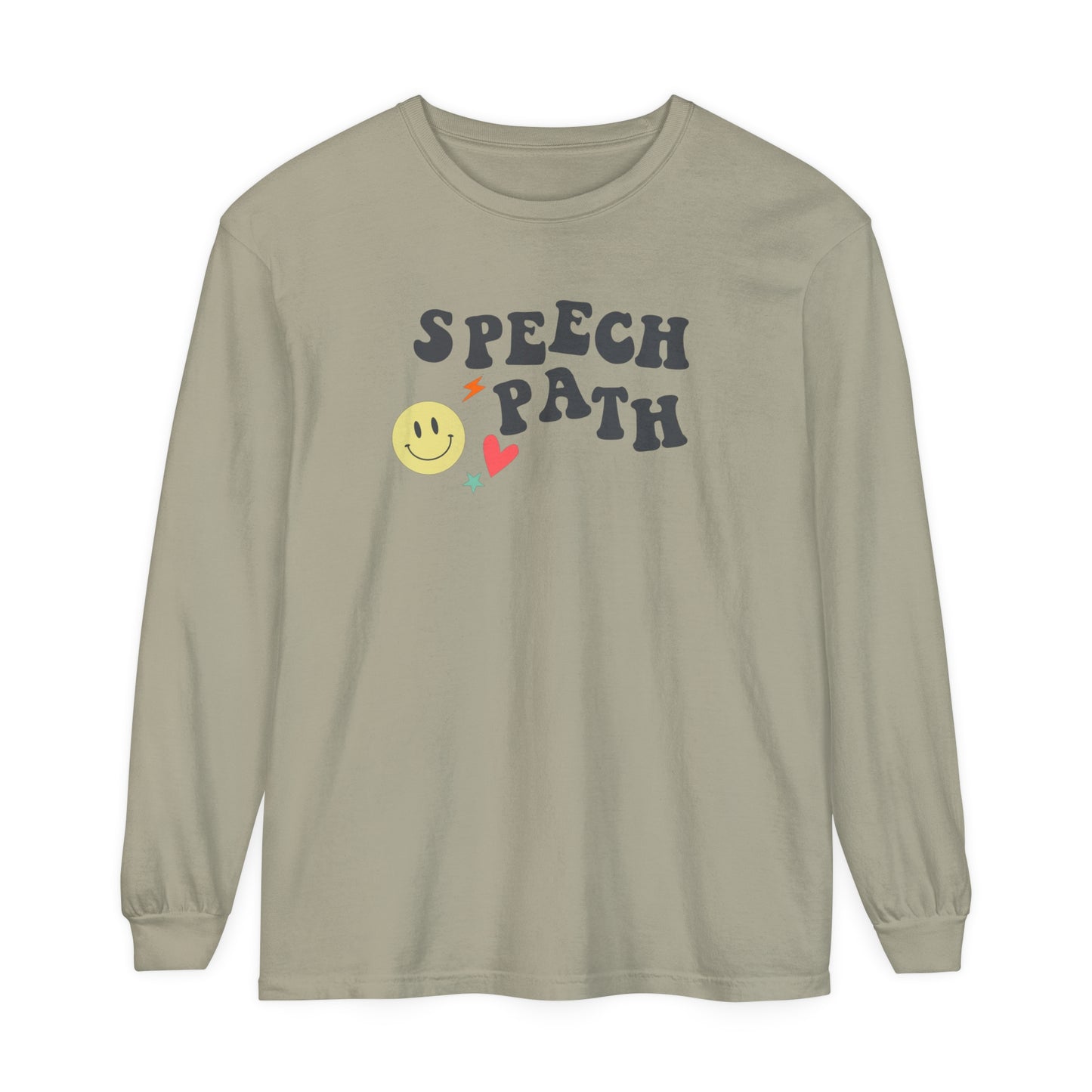 Speech Path Long Sleeve Comfort Colors T-shirt