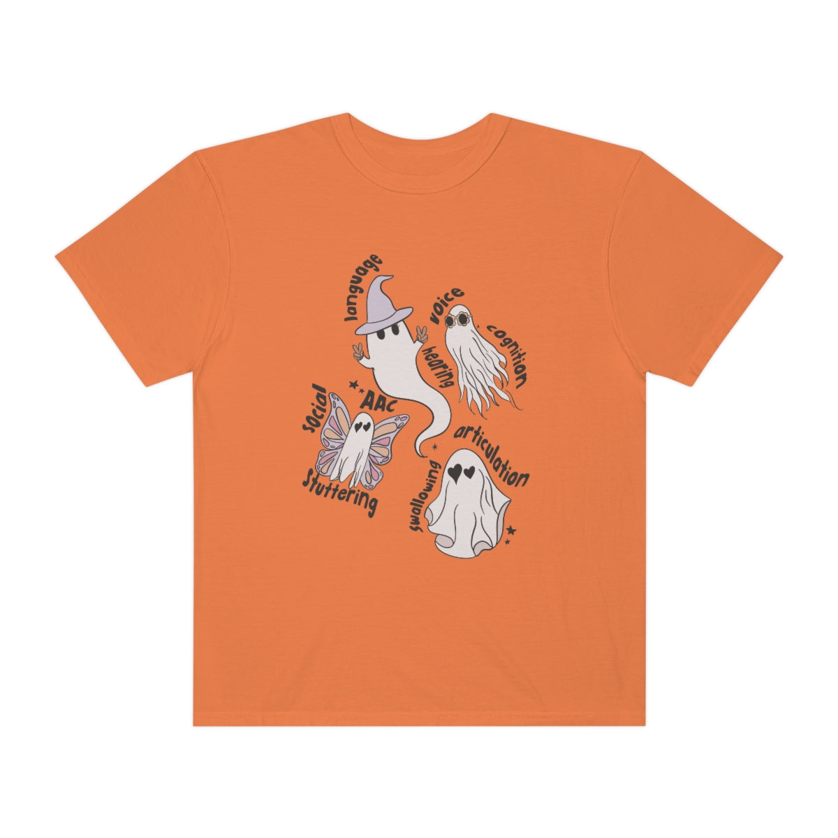 Ghost Friends Speech Scope Comfort Colors T-Shirt