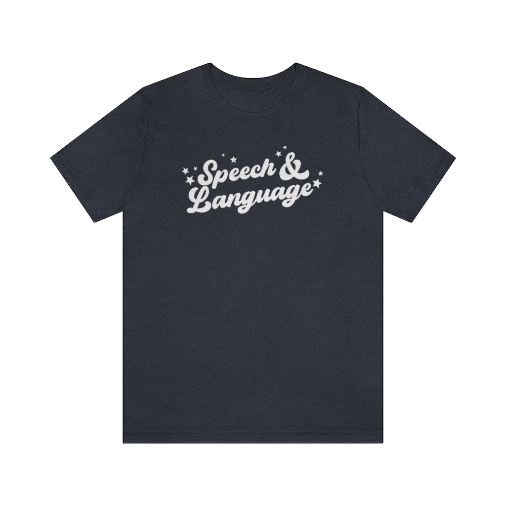 Speech Stars Heather Jersey T-Shirt
