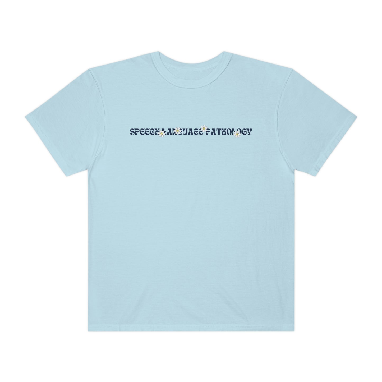 Speech Retro Daisy Comfort Colors T-Shirt | Front and Back Print