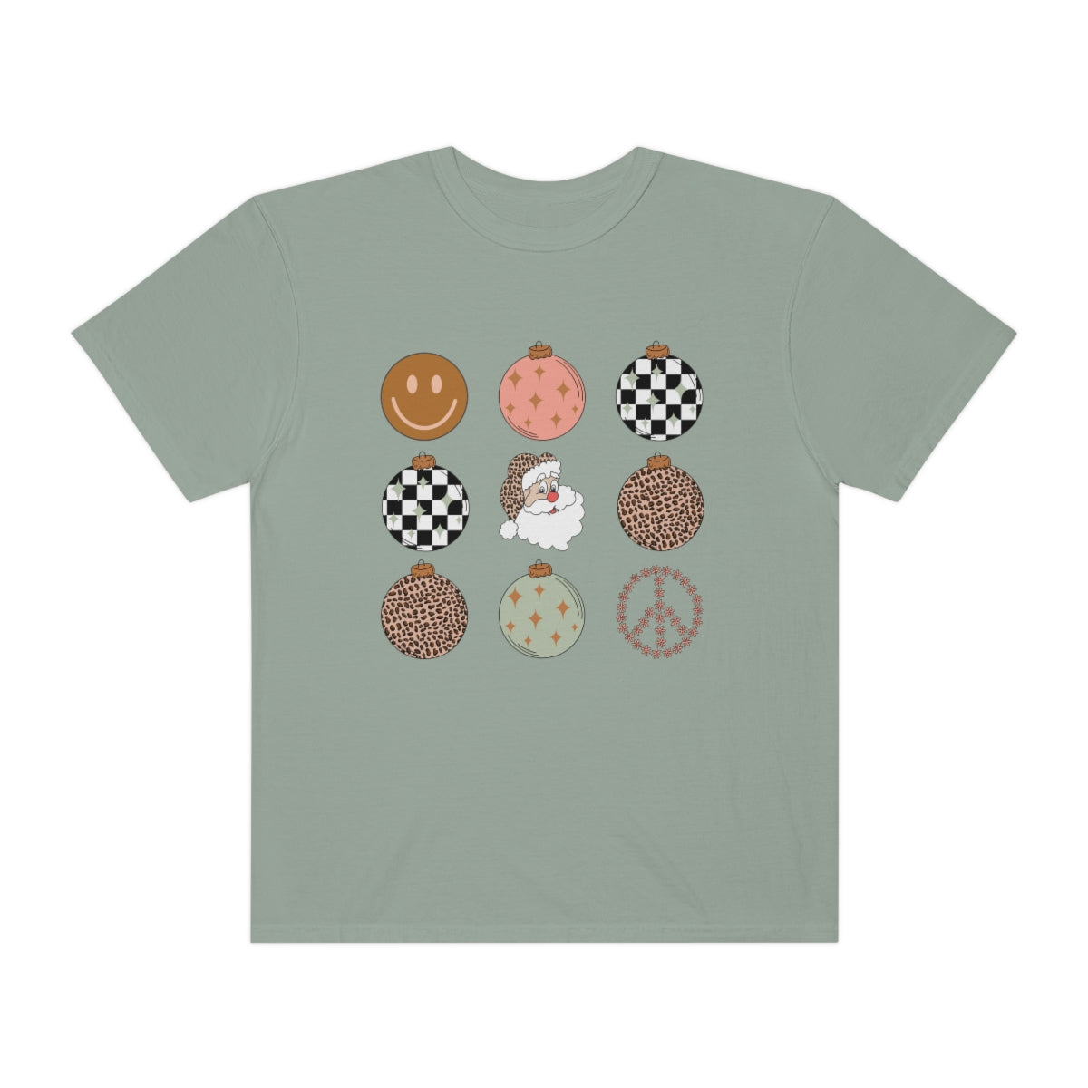 Retro Holiday Ornaments Colors T-Shirt