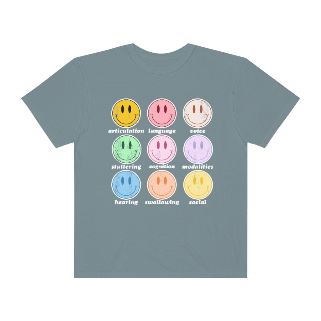 Retro Distressed Speech Scope Comfort Colors T-Shirt