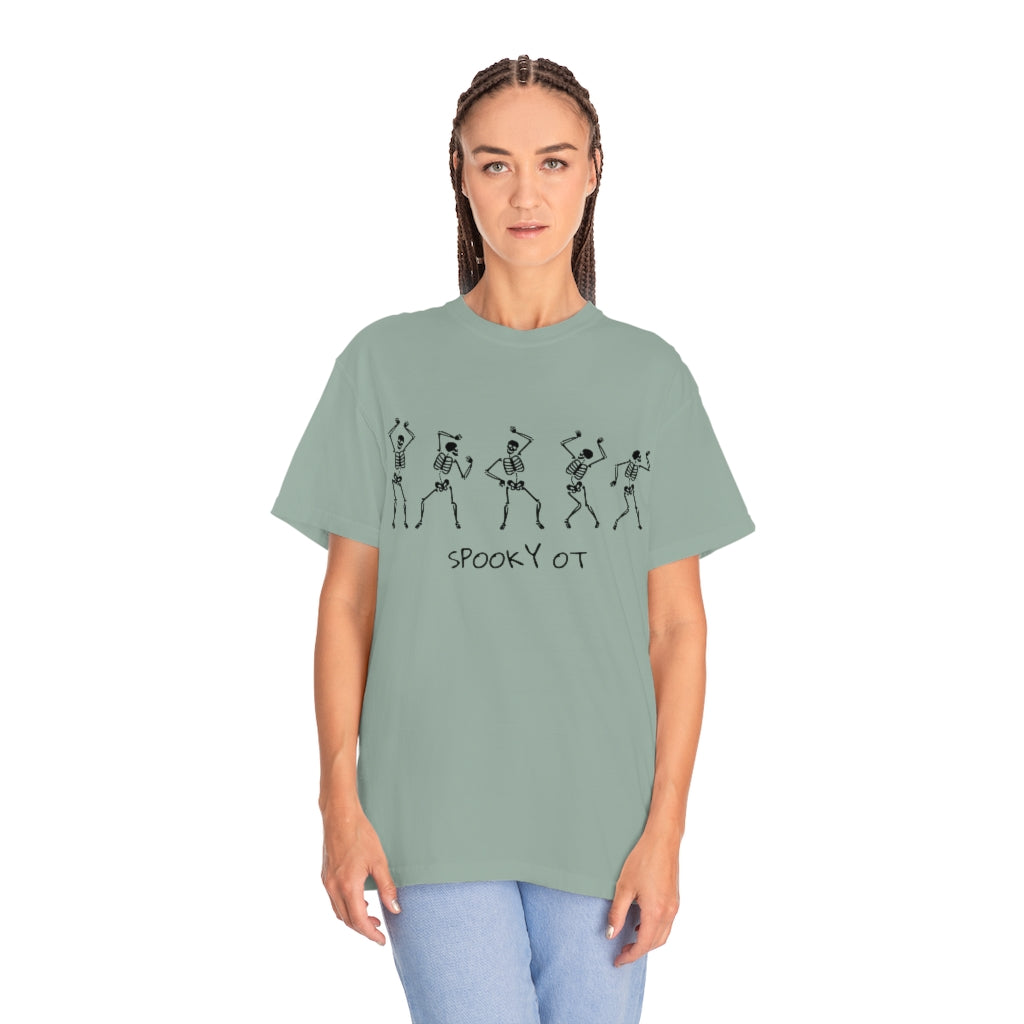 Spooky OT Skeletons Comfort Colors T-Shirt