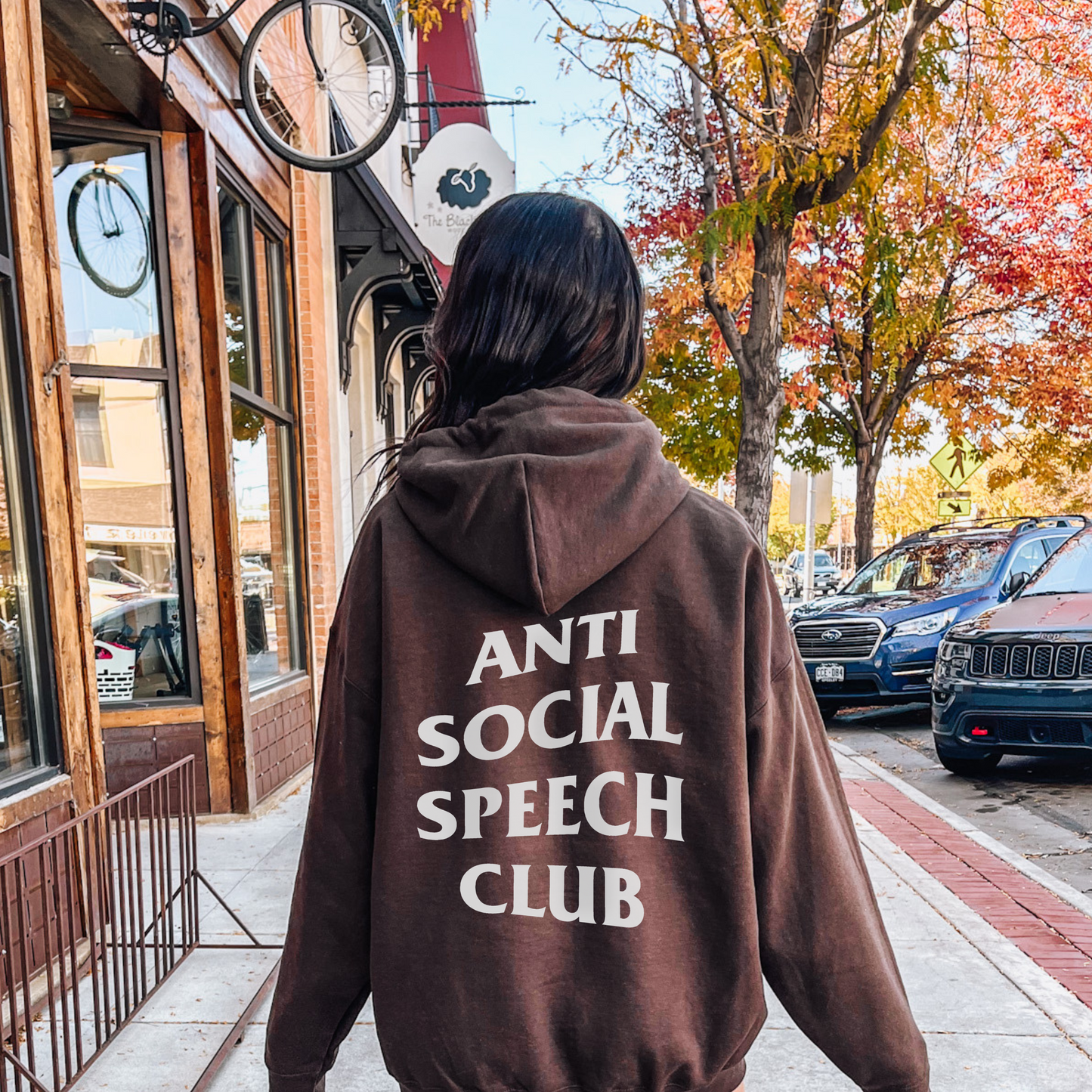 Antisocial Speech Club Hoodie | Front and Back Print