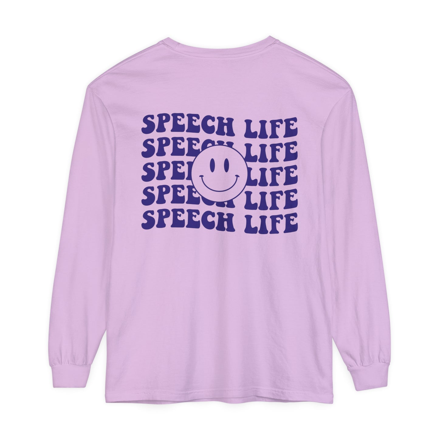 Speech Life Long Sleeve Comfort Colors T-Shirt