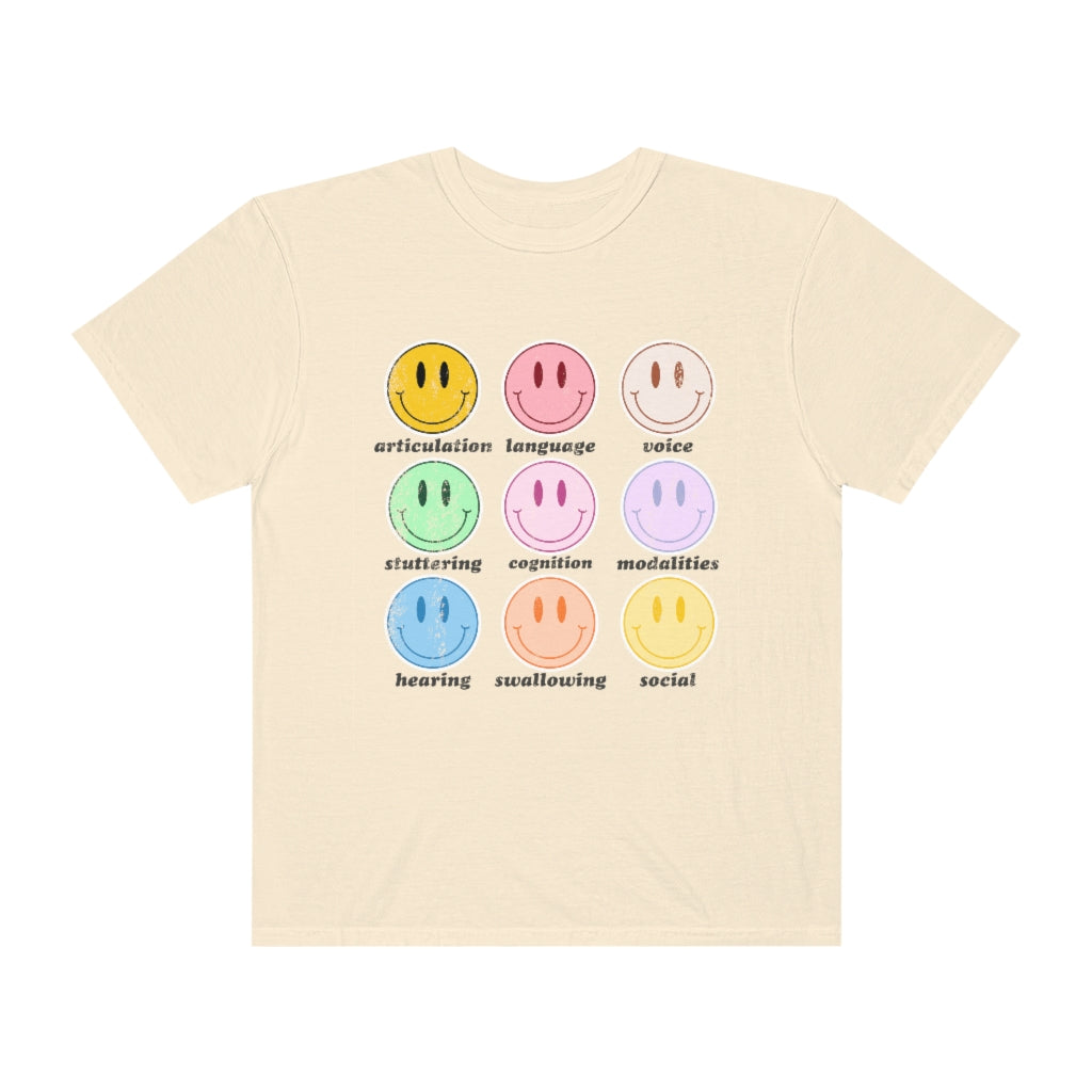 Retro Distressed Speech Scope Comfort Colors T-Shirt