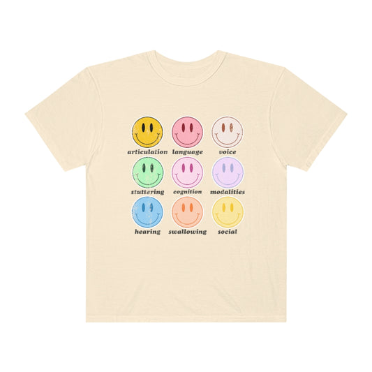 Retro Distressed Speech Scope Comfort Colors T-Shirt