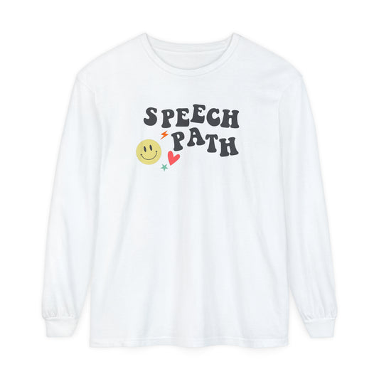 Speech Path Long Sleeve Comfort Colors T-shirt