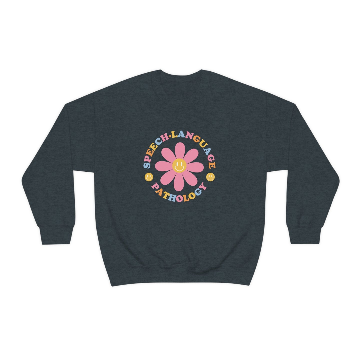 Speech Daisy Multicolored Crewneck Sweatshirt