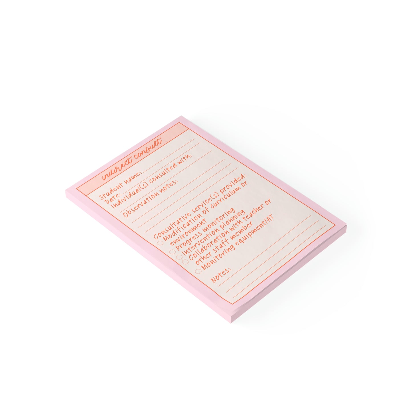 Consult Post-it® Note Pad 4 x 6