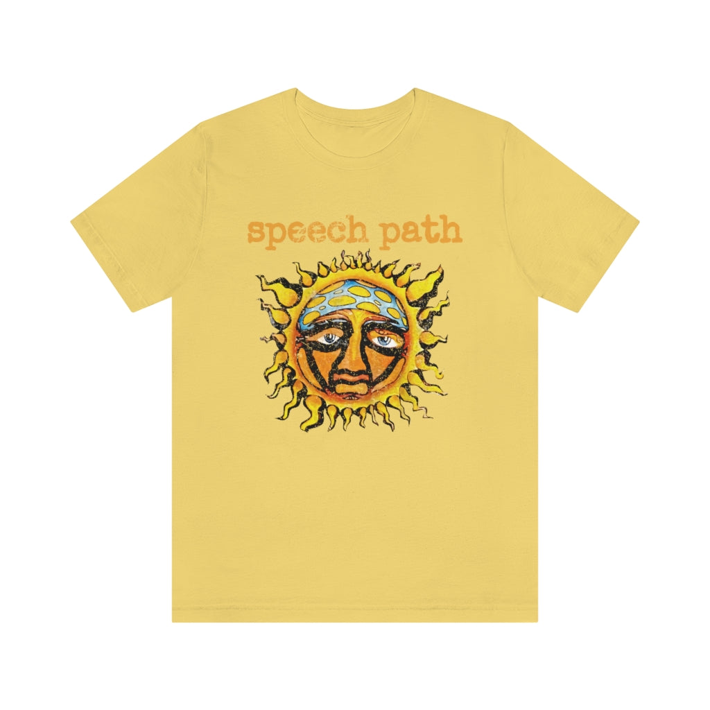 Speech Path Sun Band-Inspired Jersey T-Shirt
