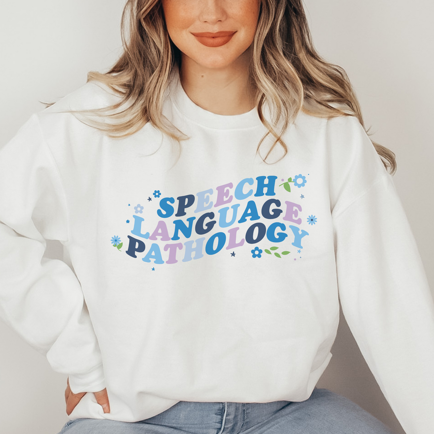 Speech Flowers Crewneck Sweatshirt