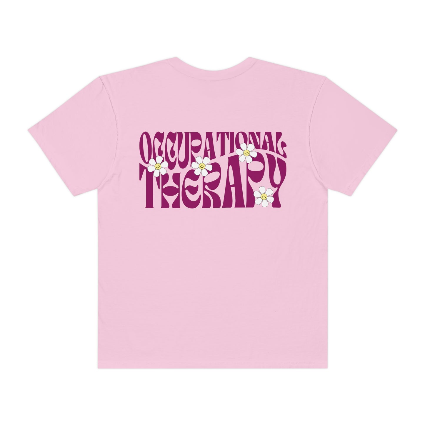 OT Retro Daisy Comfort Colors T-Shirt | Front and Back Print